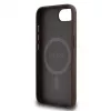 Θήκη Guess 4G Ring Triangle Logo MagSafe για iPhone 16e (Καφέ)