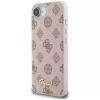 Θήκη Guess Peony Script Logo MagSafe για iPhone 16e / 17e Καφέ