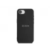 Θήκη Guess Grained Ring MagSafe για iPhone 16e (Μαύρο)
