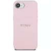 Θήκη Guess Grained Ring MagSafe για Apple iPhone 16e (Ροζ)
