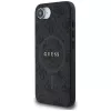 Θήκη Guess 4G Ring Classic Logo MagSafe για iPhone 16e (Μαύρο)