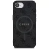 Θήκη Guess 4G Ring Classic Logo MagSafe για iPhone 16e (Μαύρο)