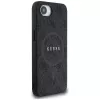 Θήκη Guess 4G Ring Classic Logo MagSafe για iPhone 16e (Μαύρο)