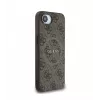 Θήκη Guess 4G Ring Classic Logo MagSafe για Apple iPhone 16e (Καφέ)