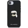Θήκη Karl Lagerfeld Monogram Karl Head Pin για iPhone 16e / 17e, Μαύρο