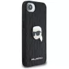 Θήκη Karl Lagerfeld Monogram Karl Head Pin για iPhone 16e / 17e, Μαύρο