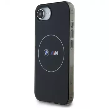 BMW IML Metal White Circle MagSafe Case για iPhone 16e / 17e Μαύρο