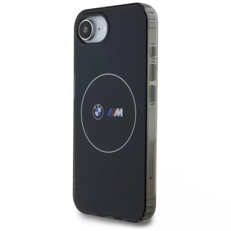 BMW IML Metal White Circle MagSafe Case για iPhone 16e / 17e Μαύρο