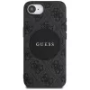 Θήκη Guess 4G Circle Classic Logo MagSafe για iPhone 16e - Μαύρο