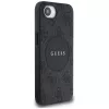 Θήκη Guess 4G Circle Classic Logo MagSafe για iPhone 16e - Μαύρο