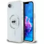 Θήκη Karl Lagerfeld IML Metal Karl Head MagSafe για iPhone 16e/17e Λευκό