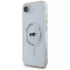 Θήκη Karl Lagerfeld IML Metal Karl Head MagSafe για iPhone 16e/17e Λευκό