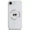 Θήκη Karl Lagerfeld IML Metal Karl Head MagSafe για iPhone 16e/17e Λευκό