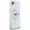 Θήκη Karl Lagerfeld IML Metal Karl Head MagSafe για iPhone 16e/17e Λευκό