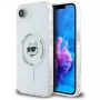 Θήκη KARL LAGERFELD IML Metal Choupette Head MagSafe για iPhone 16e / 17e Λευκό