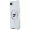 Θήκη KARL LAGERFELD IML Metal Choupette Head MagSafe για iPhone 16e / 17e Λευκό