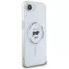 Θήκη KARL LAGERFELD IML Metal Choupette Head MagSafe για iPhone 16e / 17e Λευκό