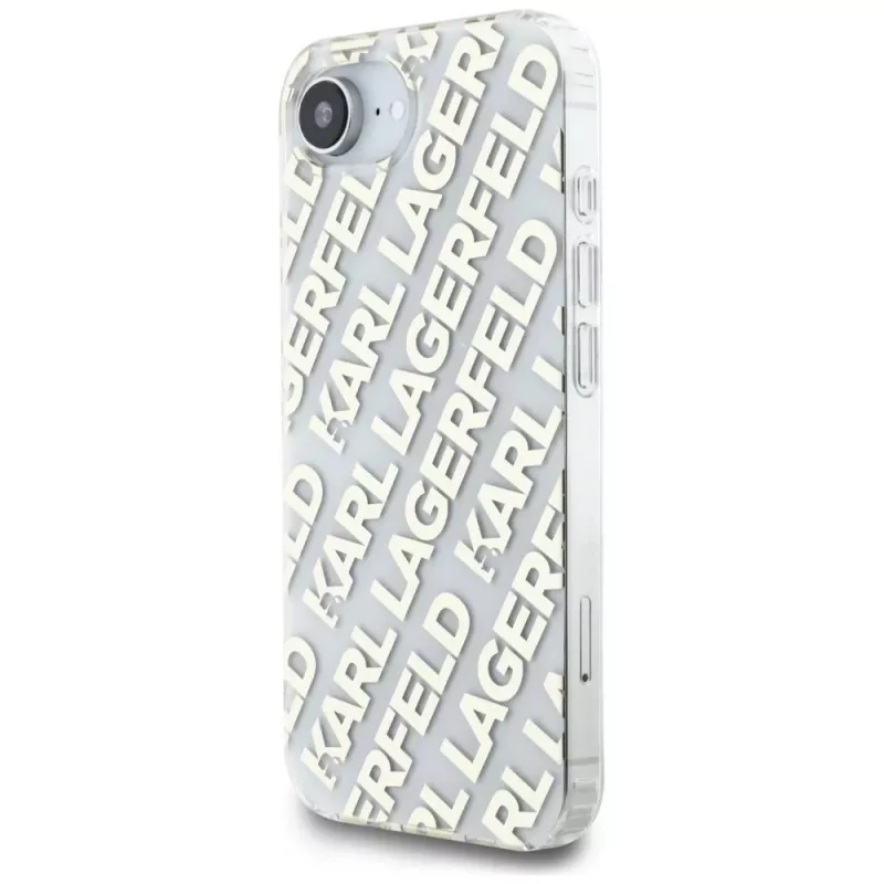 Θήκη Karl Lagerfeld IML Repeat Logo για iPhone 16e / 17e Χρυσό