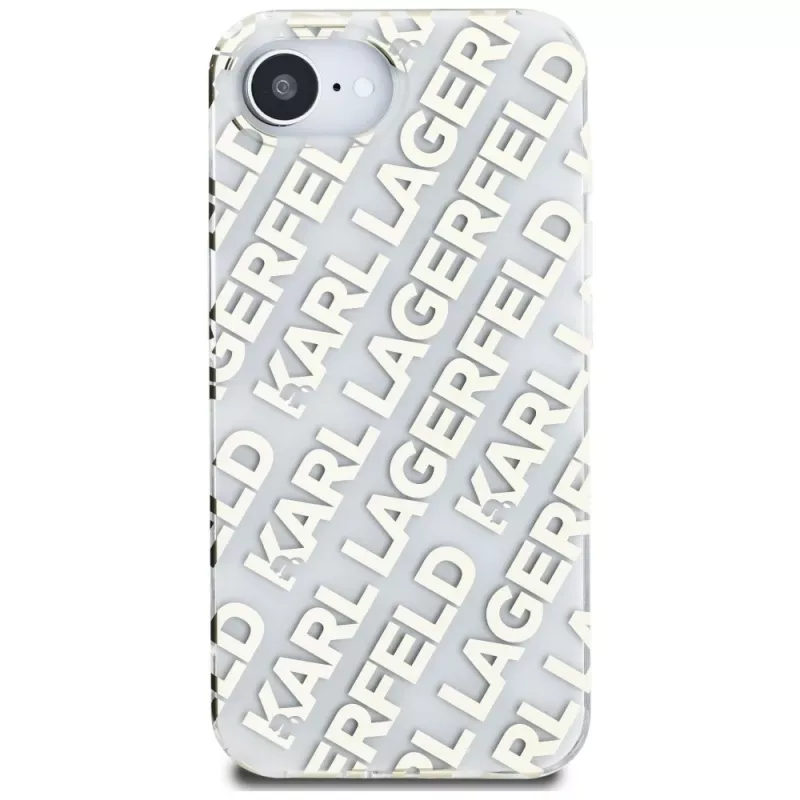 Θήκη Karl Lagerfeld IML Repeat Logo για iPhone 16e / 17e Χρυσό