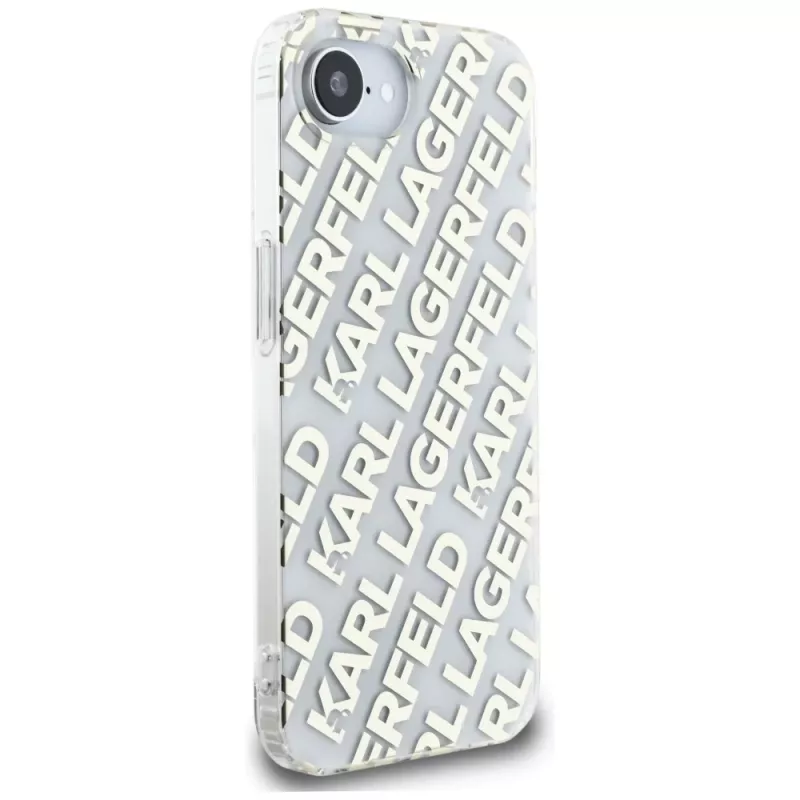 Θήκη Karl Lagerfeld IML Repeat Logo για iPhone 16e / 17e Χρυσό
