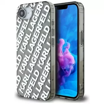 Θήκη KARL LAGERFELD IML Repeat Logo για Apple iPhone 16e / 17e - Ασημί