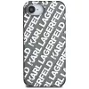 Θήκη KARL LAGERFELD IML Repeat Logo για Apple iPhone 16e / 17e - Ασημί