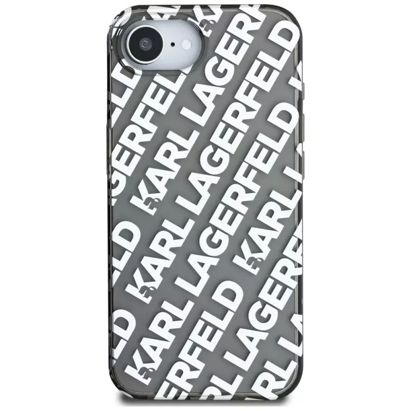 Θήκη KARL LAGERFELD IML Repeat Logo για Apple iPhone 16e / 17e - Ασημί