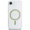 Guess IML Glitter Circle MagSafe Θήκη για iPhone 16e (Διάφανο)