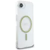 Guess IML Glitter Circle MagSafe Θήκη για iPhone 16e (Διάφανο)