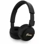 Guess Metal Logo Script Ασύρματα Bluetooth 5.3 Over-Ear Ακουστικά, Μαύρο