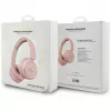 Guess Metal Logo Script Ασύρματα Bluetooth 5.3 On-Ear Ακουστικά (Ροζ)