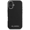 Karl Lagerfeld FW Stamped Karl θήκη MagSafe για iPhone 16, μαύρη