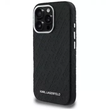 KARL LAGERFELD FW Stamped Karl MagSafe Θήκη για iPhone 16 Pro, Μαύρο