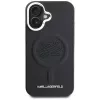 Karl Lagerfeld Initial & Metal Logo MagSafe Θήκη για Apple iPhone 16, Μαύρο