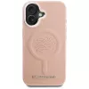 Karl Lagerfeld Initial & Metal Logo MagSafe Θήκη για iPhone 16 Ροζ