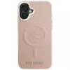 Karl Lagerfeld Initial & Metal Logo MagSafe Θήκη για iPhone 16 Plus Ροζ