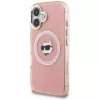Karl Lagerfeld IML Choupette Head Logo MagSafe Θήκη για Apple iPhone 16, Ροζ