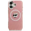 Karl Lagerfeld IML Choupette Head Logo MagSafe Θήκη για Apple iPhone 16, Ροζ