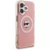 Karl Lagerfeld IML Choupette Head Logo MagSafe Θήκη για Apple iPhone 16, Ροζ