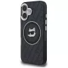 Karl Lagerfeld IML Choupette Head Logo MagSafe Θήκη για iPhone 16, Μαύρο