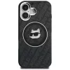 Karl Lagerfeld IML Choupette Head Logo MagSafe Θήκη για iPhone 16, Μαύρο