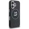 Karl Lagerfeld IML Choupette Head Logo MagSafe Θήκη για iPhone 16, Μαύρο