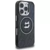 KARL LAGERFELD IML Choupette Head Logo MagSafe Θήκη για Apple iPhone 16 Pro Max, Μαύρο