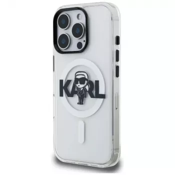 KARL LAGERFELD IML Karl Sketch Logo MagSafe Θήκη για Apple iPhone 16 Pro, Διάφανο