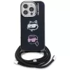 KARL LAGERFELD IML Crossbody Θήκη για iPhone 16 Pro, Μαύρο