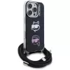 KARL LAGERFELD IML Crossbody Θήκη για iPhone 16 Pro, Μαύρο