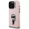 KARL LAGERFELD Silicone Karl Sketch MagSafe Θήκη για iPhone 16 Pro Max Ροζ