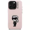 KARL LAGERFELD Silicone Karl Sketch MagSafe Θήκη για iPhone 16 Pro Max Ροζ