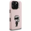 KARL LAGERFELD Silicone Karl Sketch MagSafe Θήκη για iPhone 16 Pro Max Ροζ