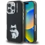 Karl Lagerfeld IML Aquarelle Choupette & Logo Θήκη για iPhone 16 Pro Max Μαύρο